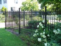 Сварной забор с пиками