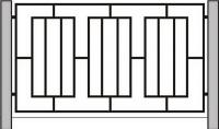 Сварной забор арт 46