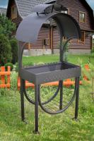 Кованые мангалы с крышей