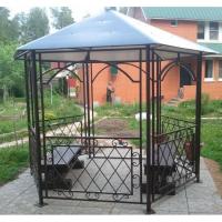Металлическая беседка летняя