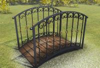 Надежный кованый мостик