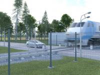 Панельное ограждение 3D