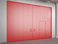 Распашные противопожарные ворота с класоом огнестойкости EI90.EI120