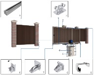 Комплектация для балки 95х88х5 - балка 9 м