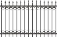 Эскиз кованных заборов арт 14