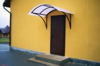 Металлический сварной козырек