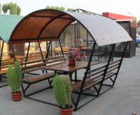 Недорогая кованая беседка
