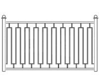 Сварной забор арт 6