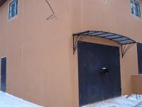 Узкий сварной козырек