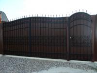 Красивые кованые ворота и калитки